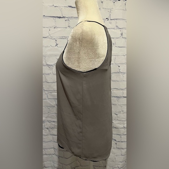 Express Barcelona Reversible Cami Black Gray V-Neck Racerback Tank Top small - Picture 3 of 9